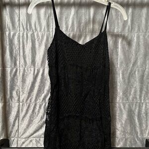 Vanity Black Lace Camisole Top